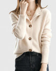 Adele | Refined Collared Cardigan