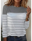 Constance | Striped Long Sleeve Top