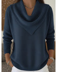 Heather | Elegant Cowl-Neck Sweater