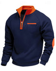Keith | Quarter-Zip Colour Block Pullover