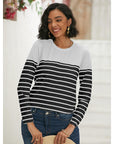 Constance | Striped Long Sleeve Top